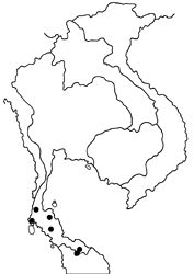Poritia philota philota map
