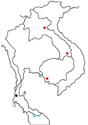 Arhopala camdana camdana map