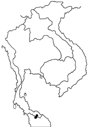 Drupadia johorensis map