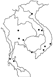 Celaenorrhinus inaequalis irene map