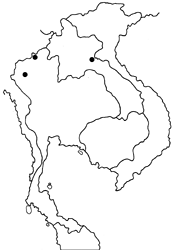 Delias patrua shan Map