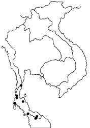 Ypthima fasciata torone map