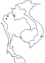 Ypthima evansi evansi map