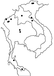 Ypthima affectata map