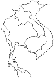 Troides cuneifera paeninsulae map