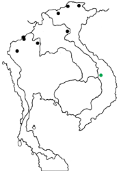 Teinopalpus imperialis imperatrix Map