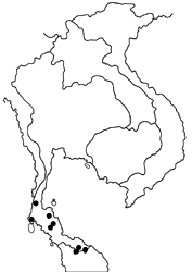 Graphium bathycles bathycloides Map