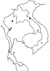 Arhopala opalina azata map