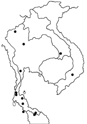 Arhopala zambra zambra map