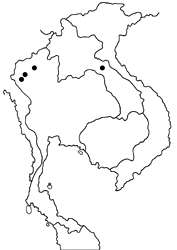 Tajuria harukoae map