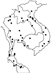Hasora malayana map