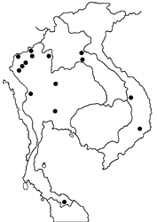 Potanthus lydia lydia map
