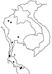 Caltoris malaya map