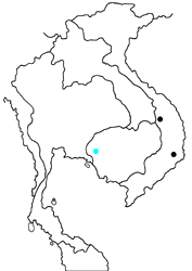 Delias vietnamensis vietnamensis map