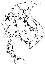 Catopsilia pomona pomona map