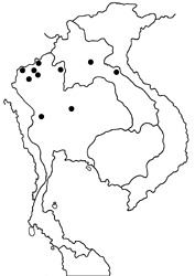 Ypthima sobrina map