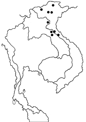 Aemona tonkinensis map