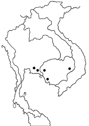 Stichophthalma cambodia map