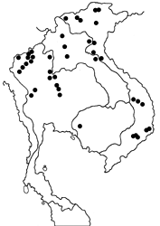 Neptis soma shania Map