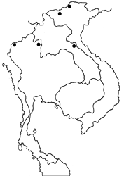 Neptis pseudovikasi Map