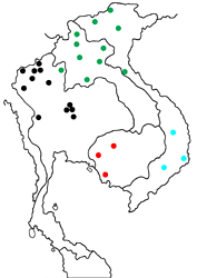 Neptis cartica cartica Map