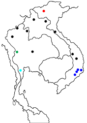 Neptis zaida putoia Map